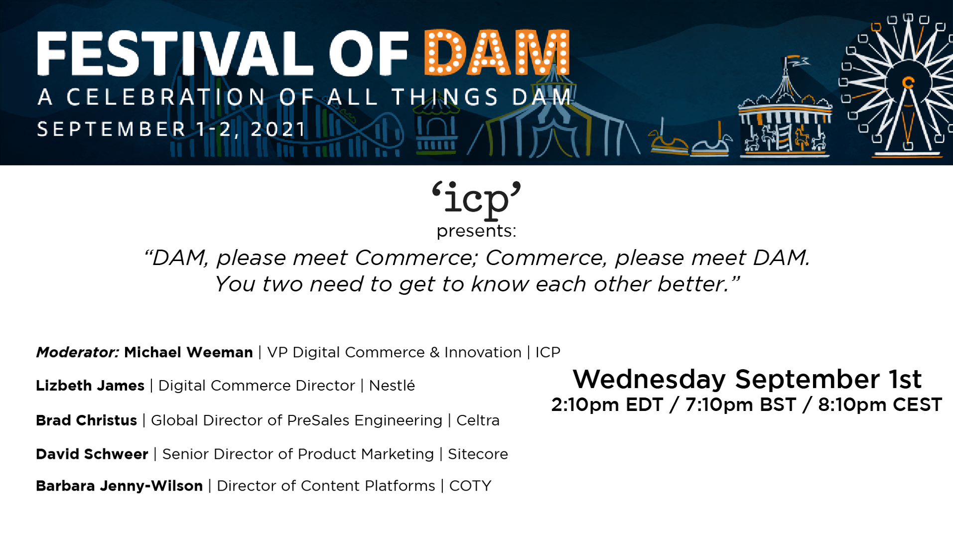 Festival of DAM video graphic_panel info