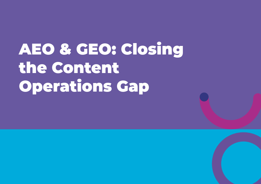 AEO & GEO: Closing the Content Operations Gap - White Papers - ICP